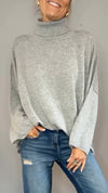 Women's High Collar Loose Casual Top