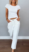 Women's Casual T-shirt + Trousers Casual Suit