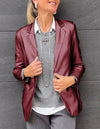 Women's Lapel Fashion Casual Suit Jacket