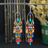 Bohemian Retro Long style Water Drop Earrings