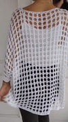 Women's V-neck Sleeve Knitted Star Print Blouse 2-piece Set