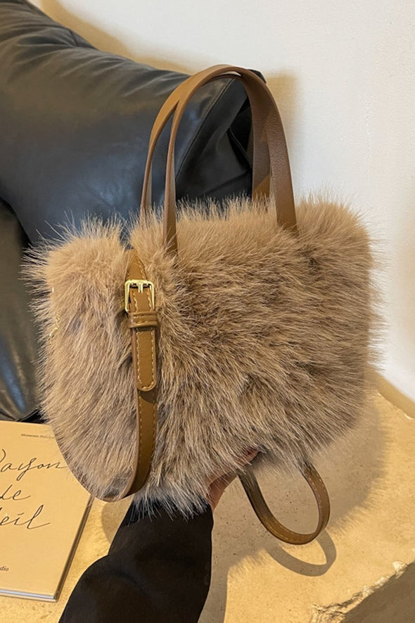 Women's Plush Hand Crossbody Bag