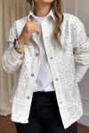 Women's Casual Solid Color Hot Diamond Shirt Jacket