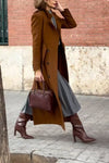 Women's Elegant Lapel Commuter Trench Coat