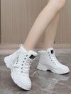 2023 Women's Lace-up Round Toe Sport With Warm Plush Snow Boots