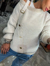 Women's Off Shoulder Long Sleeve Sweater