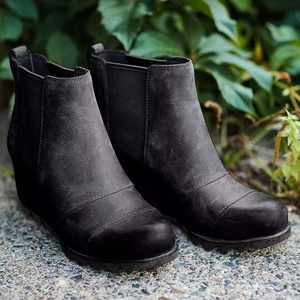 Women Wedge Ankle Booties