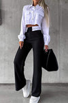 Women's Shirt Top and Pants Two-piece Set