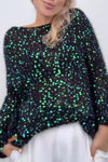 Women's Solid Color Round Neck Pullover Sequined Sweater