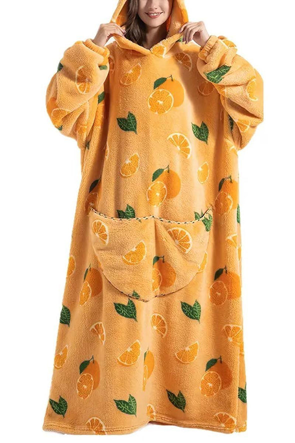 Women's Home Oversized Thermal Pajama Pullover