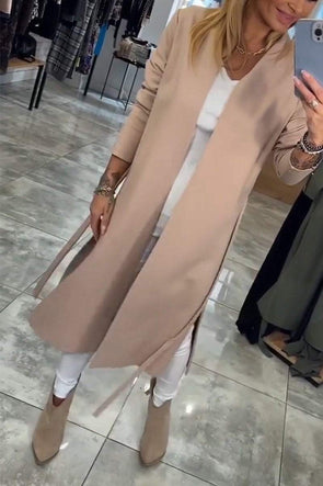 Women's Casual V-neck Long Sleeve Cardigan