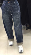 Women's Cool Rhinestone Jeans