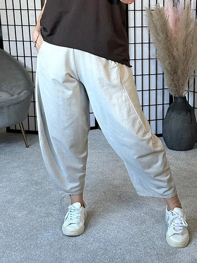 Casual Loose Cotton and Linen Trousers