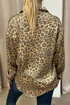 Women's fashionable leopard print shirt