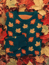 Halloween Maple Leaf Design Casual Sweater