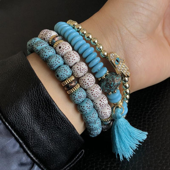 Bodhi Ethnic Style Multi-layered Bracelet