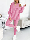 (S-5XL) Plus Size Casual and Comfortable Sweatshirt Three-piece Suit