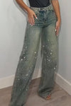 Women's Cool Rhinestone Jeans