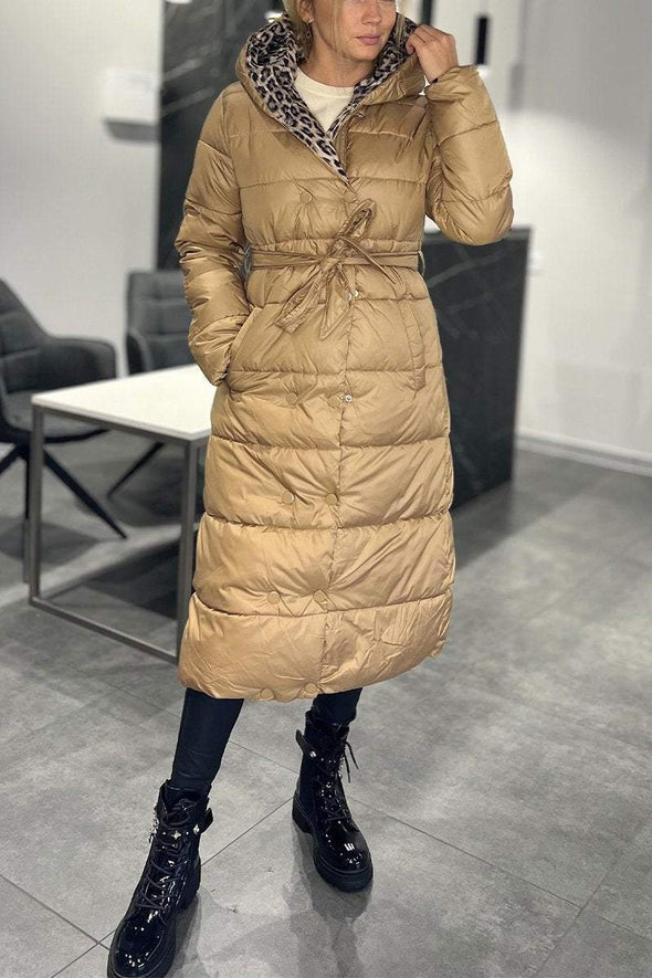 Women's Hooded Long Thick Cotton Coat