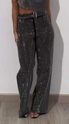 Women's Hot Diamond Straight Fashion Trousers