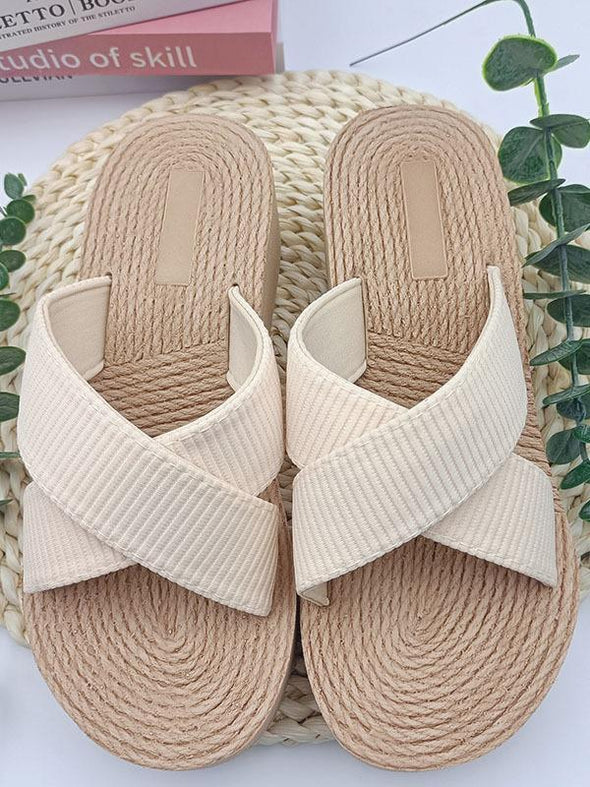 Fashionable and simple thick-soled wedge sandals