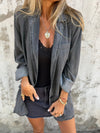 Denim Suit Casual Jacket