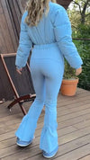 Women's Zipper Waist Warm Fashion Jumpsuit Ski Suit