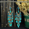 Bohemian Retro Long style Water Drop Earrings