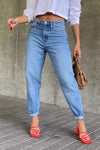 Women's Casual Cropped Denim Pants