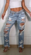 Women's Ripped Casual Jeans