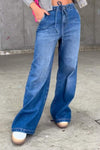 Women's Casual Wide-leg Jeans