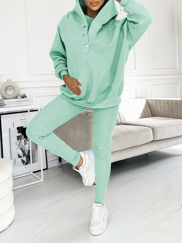 Hooded Casual and Comfortable Sweatshirt Suit