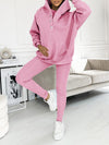 (S-5XL) Plus Size Hooded Casual and Comfortable Sweatshirt Two-piece Suit