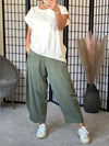 Casual Loose Cotton and Linen Trousers