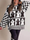 Women's Round-neck Halloween Loose Knitted Sweater