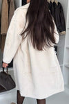 Women's Fur Lapel Casual Long Warm Coat