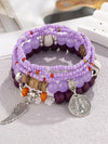 Women's Colorful Bohemian Multi-layer Stretch Bracelet