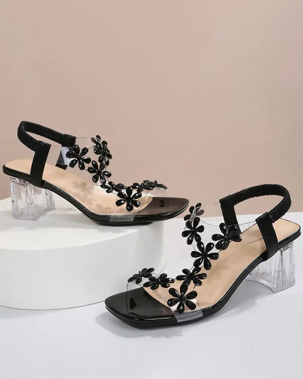 women's summer strappy sandals rhinestone high heels