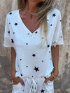 Comfortable Star Print Set