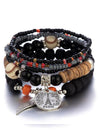 Women's Colorful Bohemian Multi-layer Stretch Bracelet